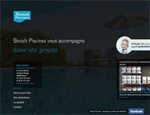 Tablet Screenshot of breizh-piscines.com